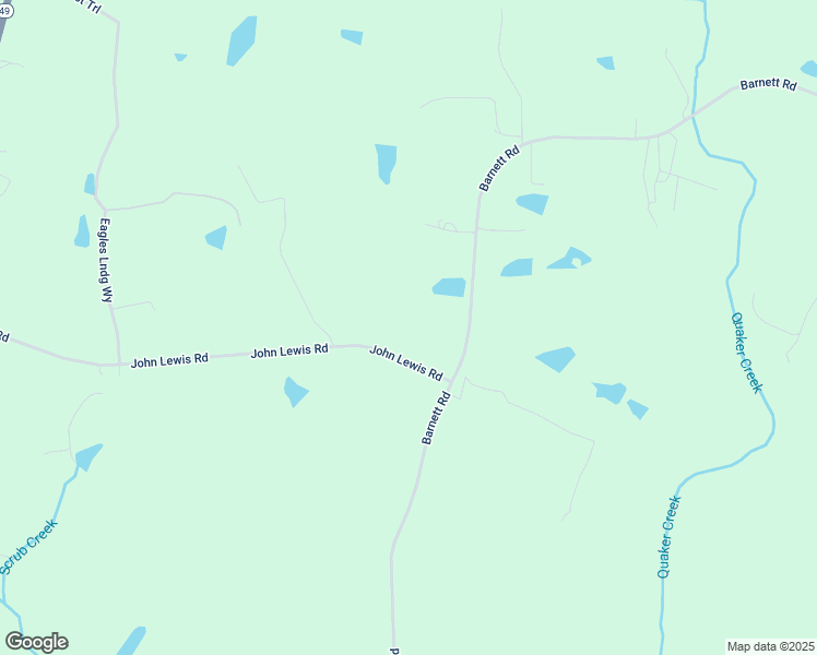 map of restaurants, bars, coffee shops, grocery stores, and more near 2830 Barnett Road in Mebane