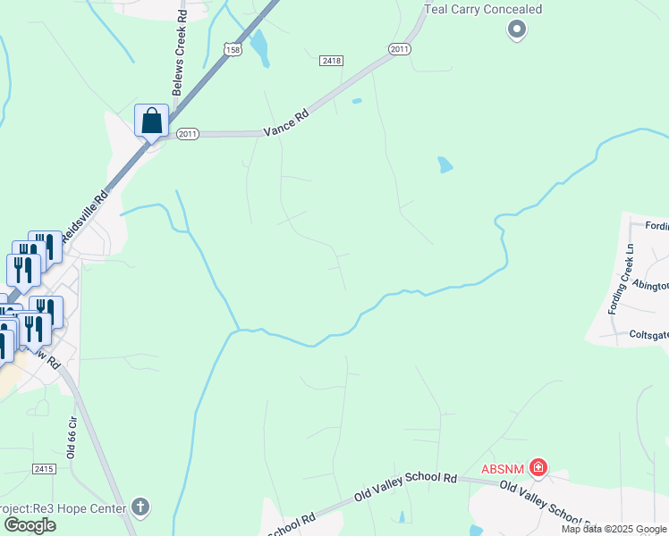 map of restaurants, bars, coffee shops, grocery stores, and more near Heathbrook Lane in Forsyth County
