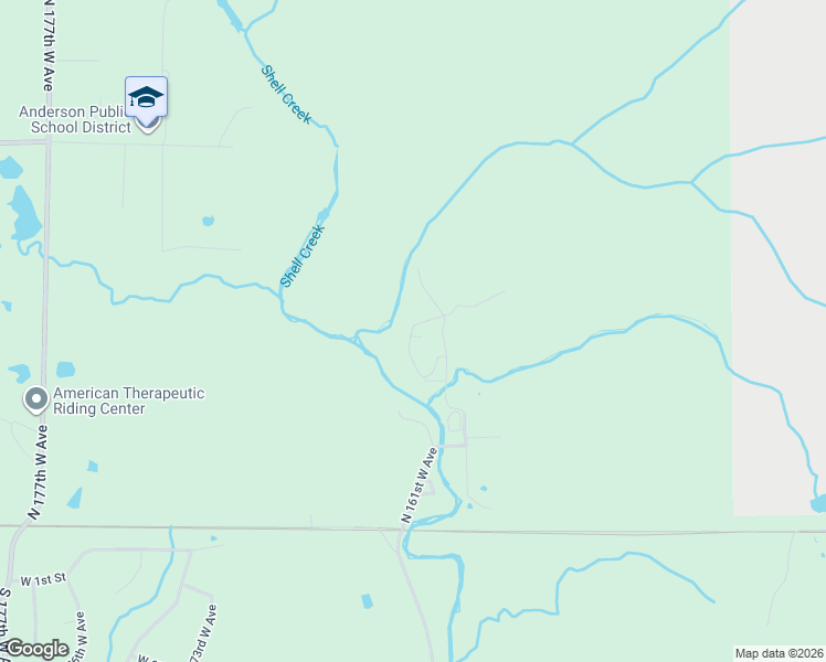 map of restaurants, bars, coffee shops, grocery stores, and more near 763 Oak Ridge Drive in Sand Springs