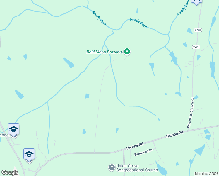 map of restaurants, bars, coffee shops, grocery stores, and more near 5758 Plowfield Road in McLeansville