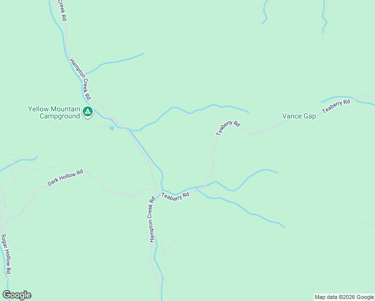 map of restaurants, bars, coffee shops, grocery stores, and more near 169 Teaberry Road in Roan Mountain