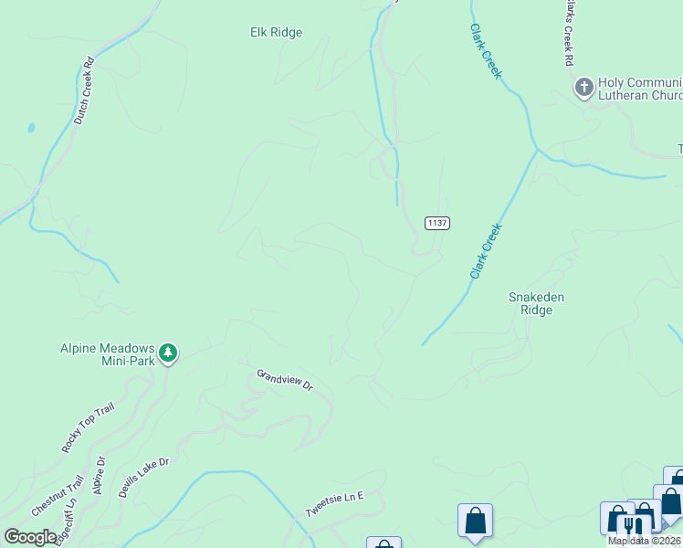 map of restaurants, bars, coffee shops, grocery stores, and more near 1121 Nettles Ridge Road in Banner Elk