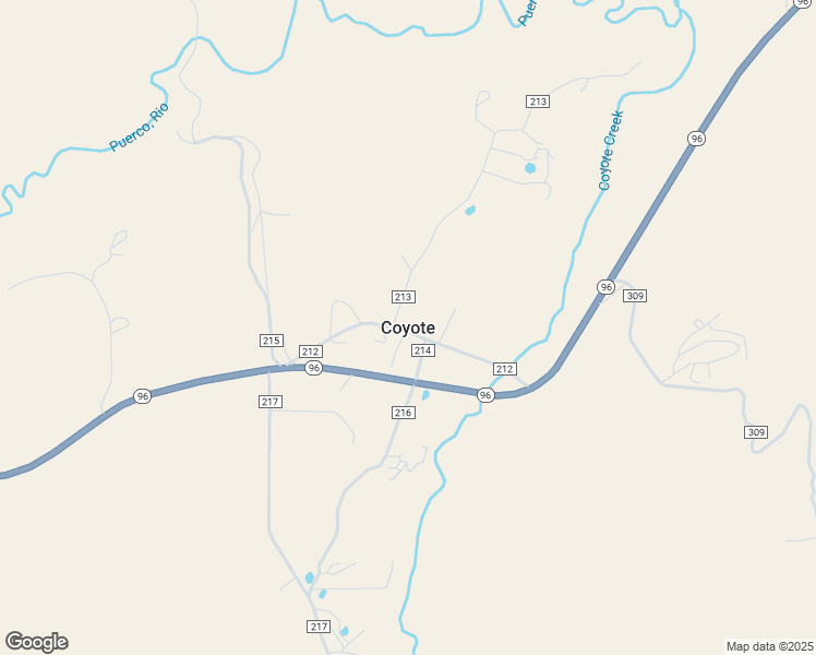 map of restaurants, bars, coffee shops, grocery stores, and more near in Coyote