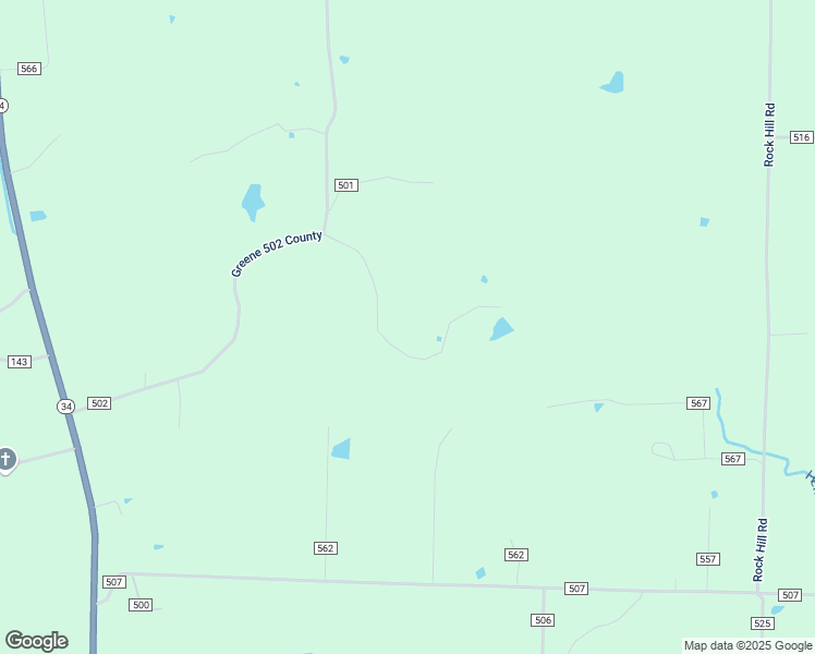 map of restaurants, bars, coffee shops, grocery stores, and more near County Road 501 in Lafe
