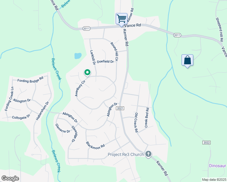 map of restaurants, bars, coffee shops, grocery stores, and more near 7064 Avenbury Circle in Kernersville
