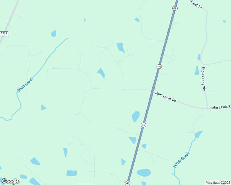 map of restaurants, bars, coffee shops, grocery stores, and more near 2447 Foxfire Lane in Burlington