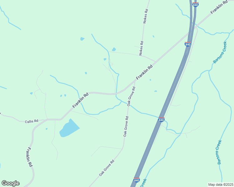 map of restaurants, bars, coffee shops, grocery stores, and more near 3826 Franklin Road in Lebanon