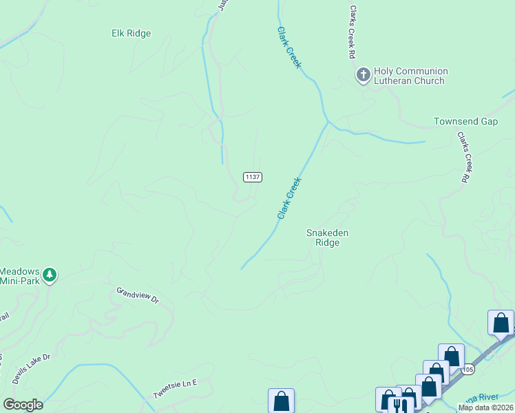 map of restaurants, bars, coffee shops, grocery stores, and more near 501 Nettles Ridge Road in Banner Elk