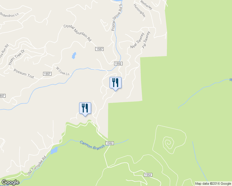 map of restaurants, bars, coffee shops, grocery stores, and more near 3005 Shulls Mill Road in Boone