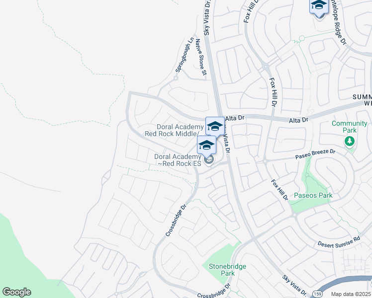 map of restaurants, bars, coffee shops, grocery stores, and more near 438 Wind Poppy St in Las Vegas