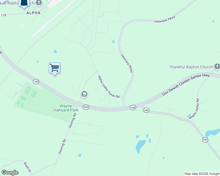 map of restaurants, bars, coffee shops, grocery stores, and more near 1071 Alpha Valley Home Road in Morristown