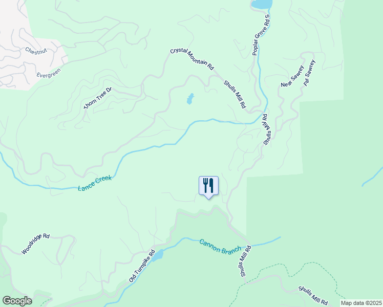 map of restaurants, bars, coffee shops, grocery stores, and more near 1958 Shulls Mill Road in Boone
