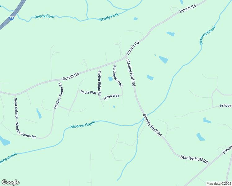 map of restaurants, bars, coffee shops, grocery stores, and more near 5210 Dylan Way in Summerfield
