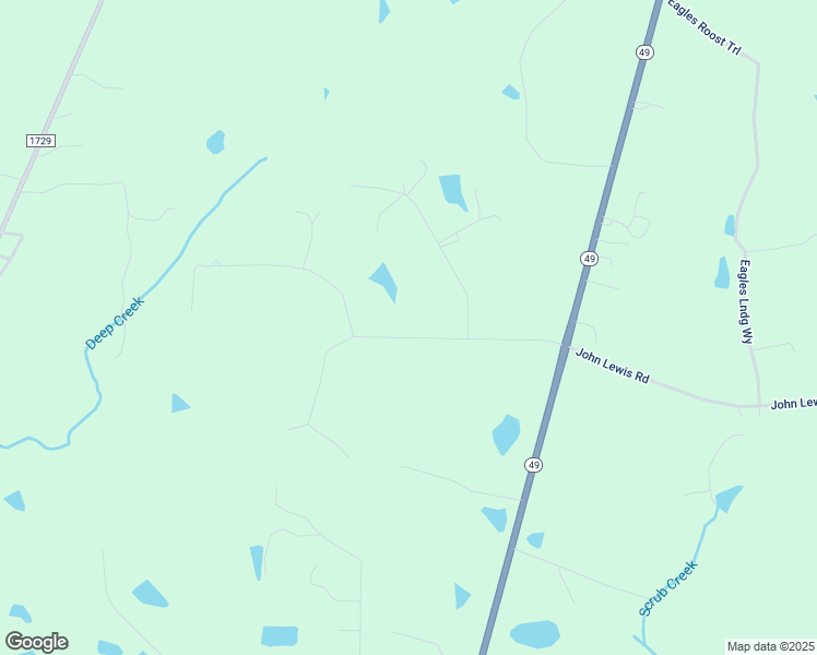map of restaurants, bars, coffee shops, grocery stores, and more near 2424 Foxfire Lane in Burlington