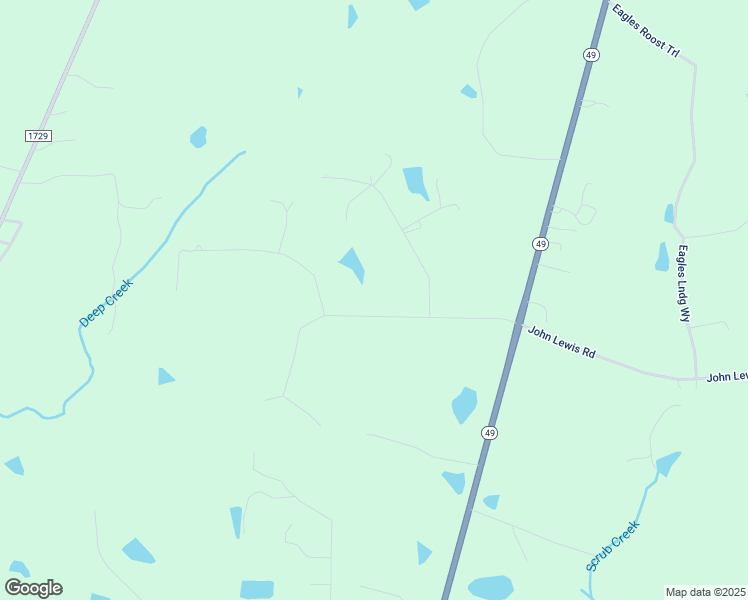 map of restaurants, bars, coffee shops, grocery stores, and more near 2424 Foxfire Lane in Burlington