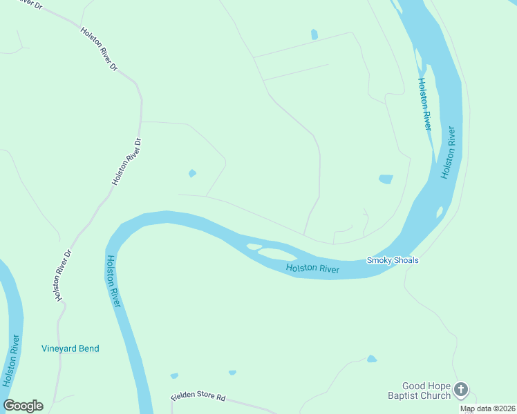 map of restaurants, bars, coffee shops, grocery stores, and more near 821 Holston Shores Drive in Rutledge