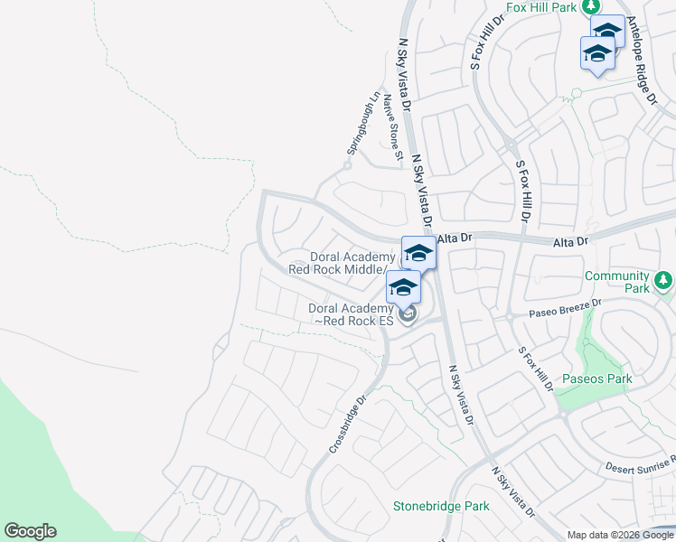 map of restaurants, bars, coffee shops, grocery stores, and more near 372 Spotted Dove St in Las Vegas