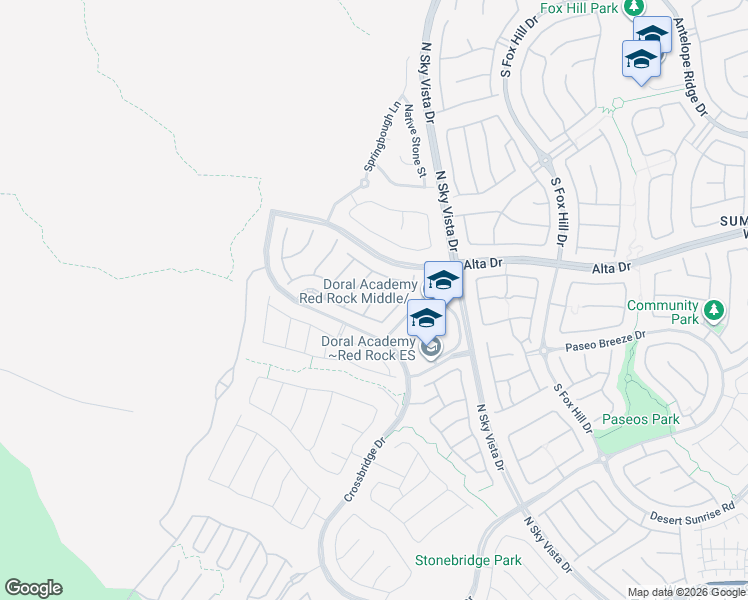 map of restaurants, bars, coffee shops, grocery stores, and more near 372 Spotted Dove St in Las Vegas
