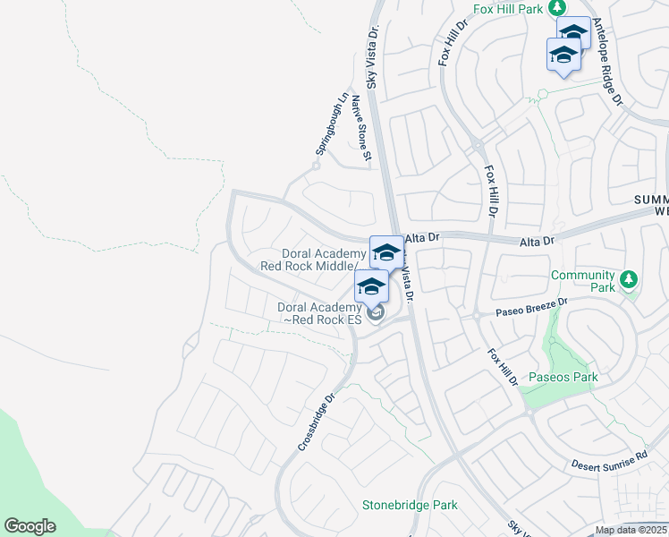 map of restaurants, bars, coffee shops, grocery stores, and more near 366 Spotted Dove St in Las Vegas