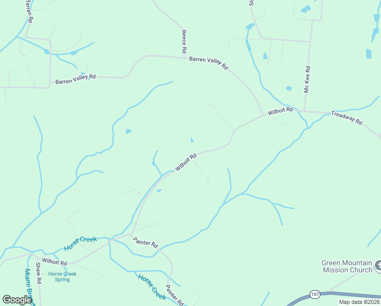 map of restaurants, bars, coffee shops, grocery stores, and more near 1423 Wilhoit Road in Chuckey