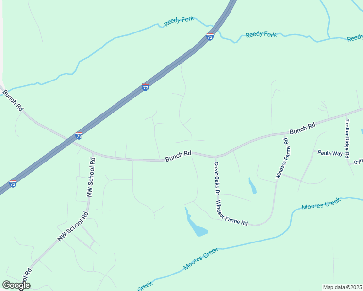 map of restaurants, bars, coffee shops, grocery stores, and more near 6403 West Belgrave Terrace in Summerfield