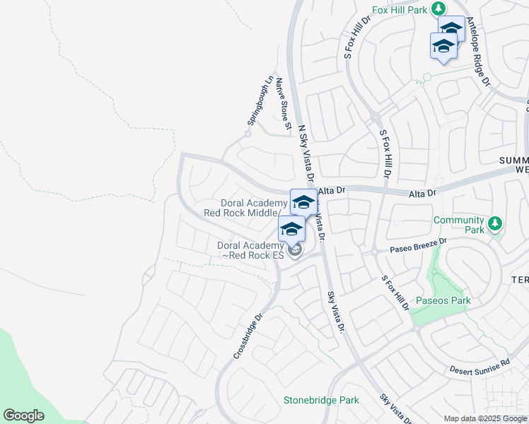 map of restaurants, bars, coffee shops, grocery stores, and more near 354 Spotted Dove St in Las Vegas