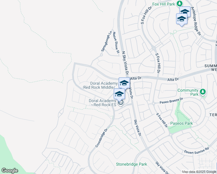 map of restaurants, bars, coffee shops, grocery stores, and more near 354 Spotted Dove St in Las Vegas