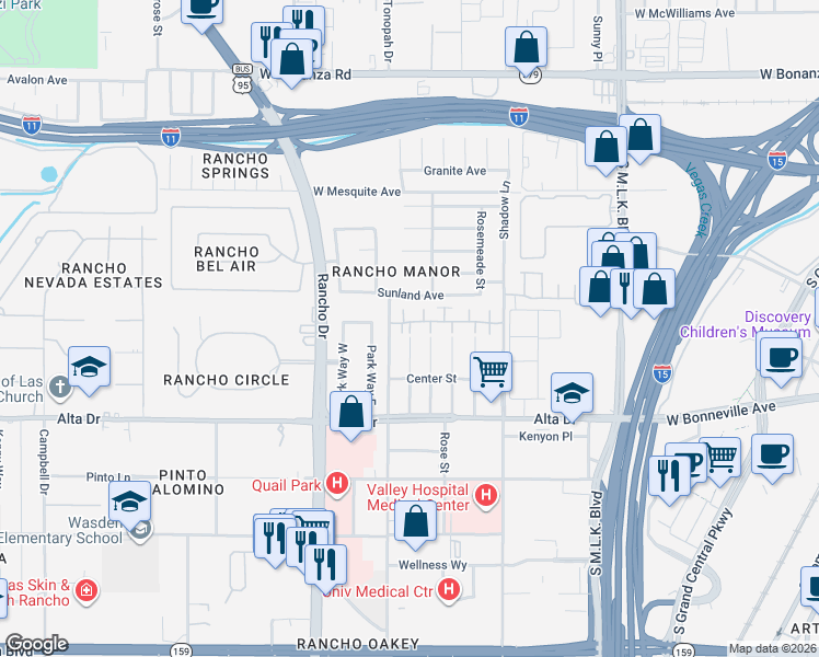 map of restaurants, bars, coffee shops, grocery stores, and more near 272 Lazy Posey Court in Las Vegas