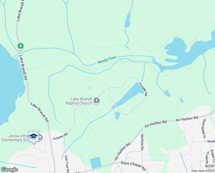 map of restaurants, bars, coffee shops, grocery stores, and more near 1802 Trosper Road in Greensboro