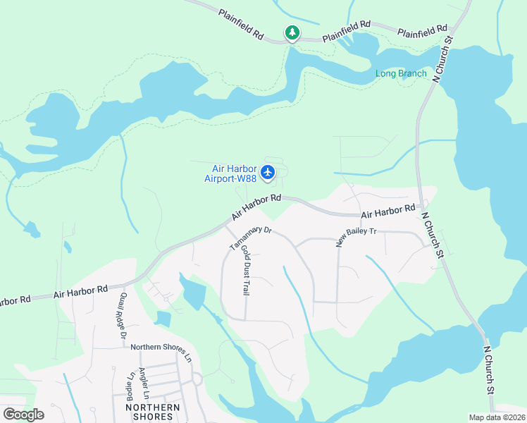 map of restaurants, bars, coffee shops, grocery stores, and more near 149 Air Harbor Road in Greensboro