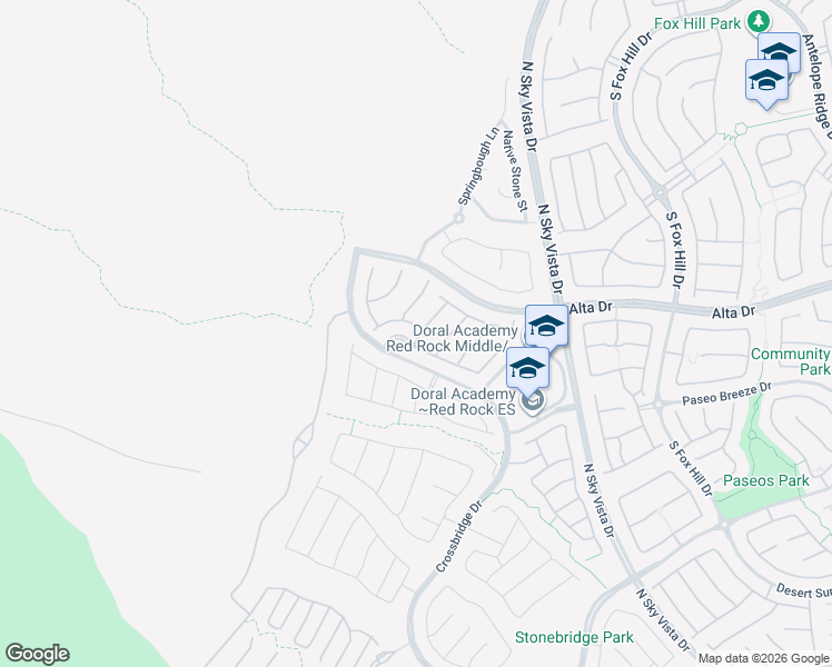 map of restaurants, bars, coffee shops, grocery stores, and more near 12565 Huckleberry Oak Avenue in Las Vegas