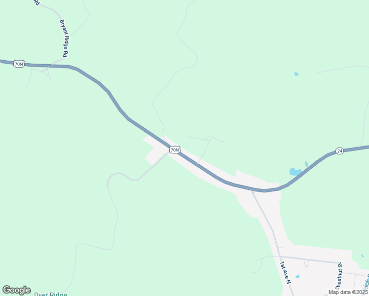 map of restaurants, bars, coffee shops, grocery stores, and more near 8285 Nashville Highway in Baxter