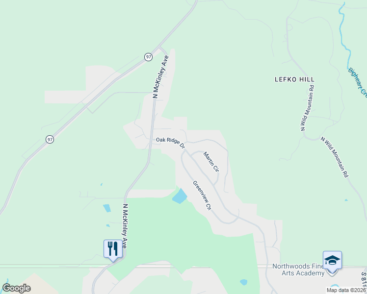 map of restaurants, bars, coffee shops, grocery stores, and more near 763 Oak Ridge Drive in Sand Springs