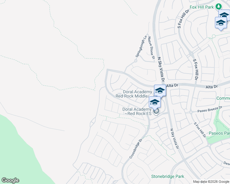 map of restaurants, bars, coffee shops, grocery stores, and more near 12607 Huckleberry Oak Avenue in Las Vegas