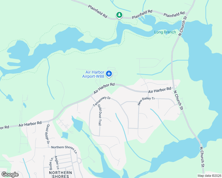 map of restaurants, bars, coffee shops, grocery stores, and more near 149 Air Harbor Road in Greensboro