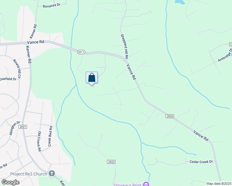 map of restaurants, bars, coffee shops, grocery stores, and more near Lenbrook Road in Kernersville