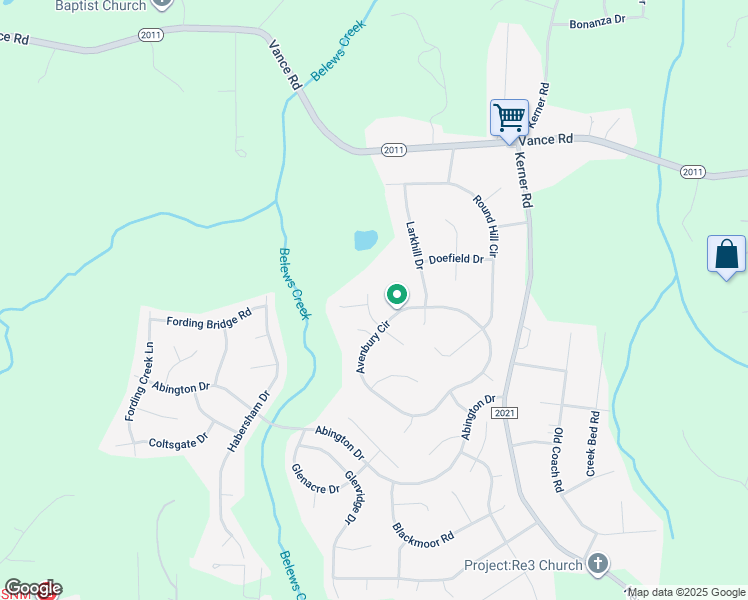 map of restaurants, bars, coffee shops, grocery stores, and more near 2029 Middleham Drive in Kernersville