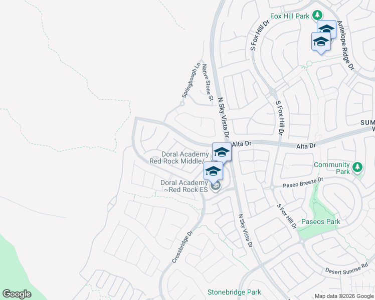 map of restaurants, bars, coffee shops, grocery stores, and more near 336 Purple Sandpiper Street in Las Vegas