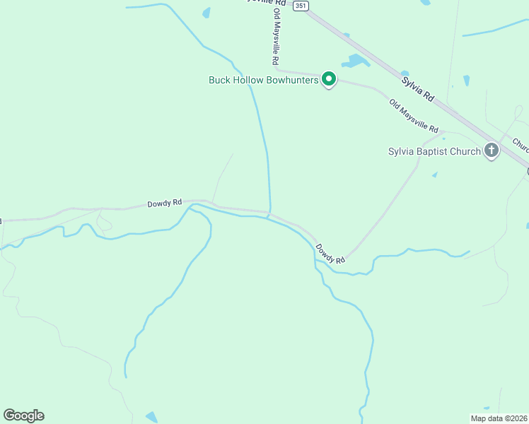 map of restaurants, bars, coffee shops, grocery stores, and more near 386 Dowdy Road in Dickson