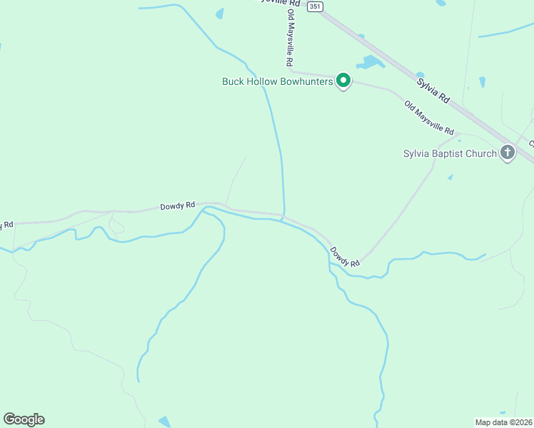 map of restaurants, bars, coffee shops, grocery stores, and more near 386 Dowdy Road in Dickson