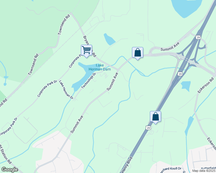 map of restaurants, bars, coffee shops, grocery stores, and more near 5815 Summit Avenue in Browns Summit