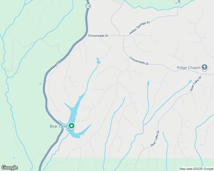map of restaurants, bars, coffee shops, grocery stores, and more near Bear Lake Road in Kansas