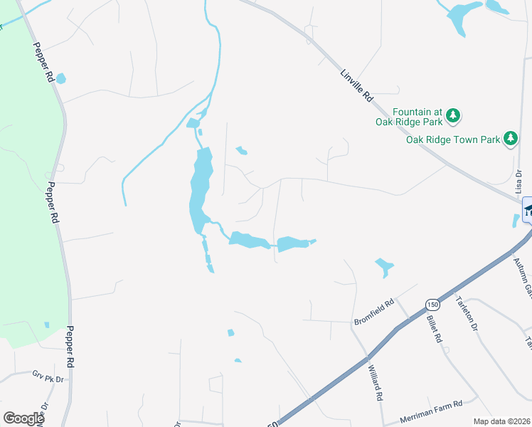 map of restaurants, bars, coffee shops, grocery stores, and more near 6104 Pintail Court in Oak Ridge