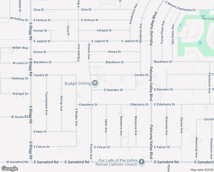 map of restaurants, bars, coffee shops, grocery stores, and more near 641 East Deerskin Street in Pahrump