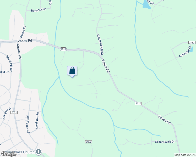 map of restaurants, bars, coffee shops, grocery stores, and more near Lenbrook Road in Kernersville