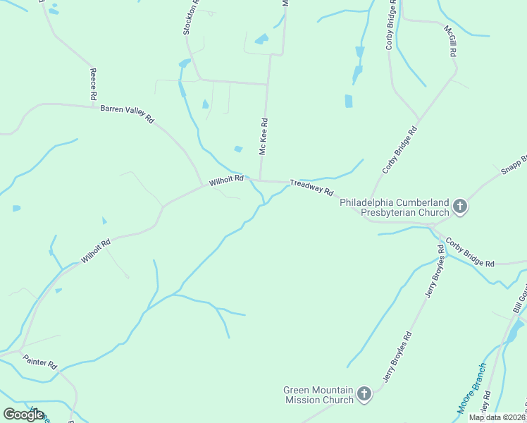 map of restaurants, bars, coffee shops, grocery stores, and more near 1904 Wilhoit Road in Chuckey