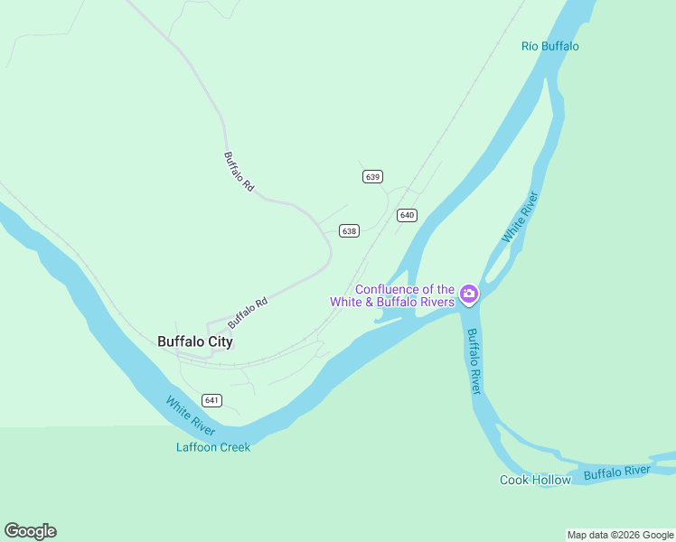 map of restaurants, bars, coffee shops, grocery stores, and more near 6764 Buffalo Road in Mountain Home