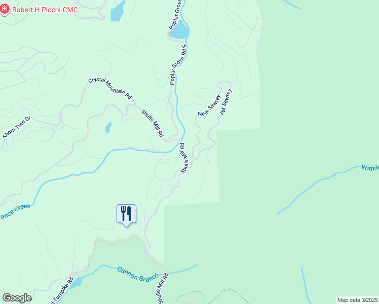 map of restaurants, bars, coffee shops, grocery stores, and more near 195 Near Sawrey in Boone