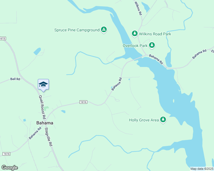 map of restaurants, bars, coffee shops, grocery stores, and more near 8 Rabbit Path in Bahama
