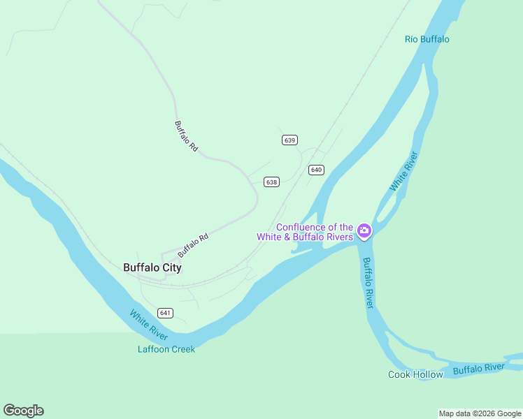 map of restaurants, bars, coffee shops, grocery stores, and more near 6764 Buffalo Road in Mountain Home